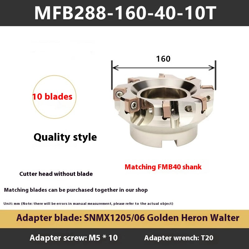 1114-88 Degree MFB288 Fast Feed Double Sided Milling Cutter Block Heavy Duty Face Milling Cutter Block MFSN Flying Cutter Block SNMU1206 Shandong Denso Pricision Tools Co.,Ltd.